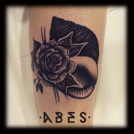 Tattoos - rose n conk - 103697